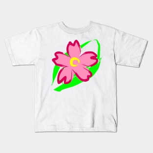 Abstract Cherry Blossom Kids T-Shirt